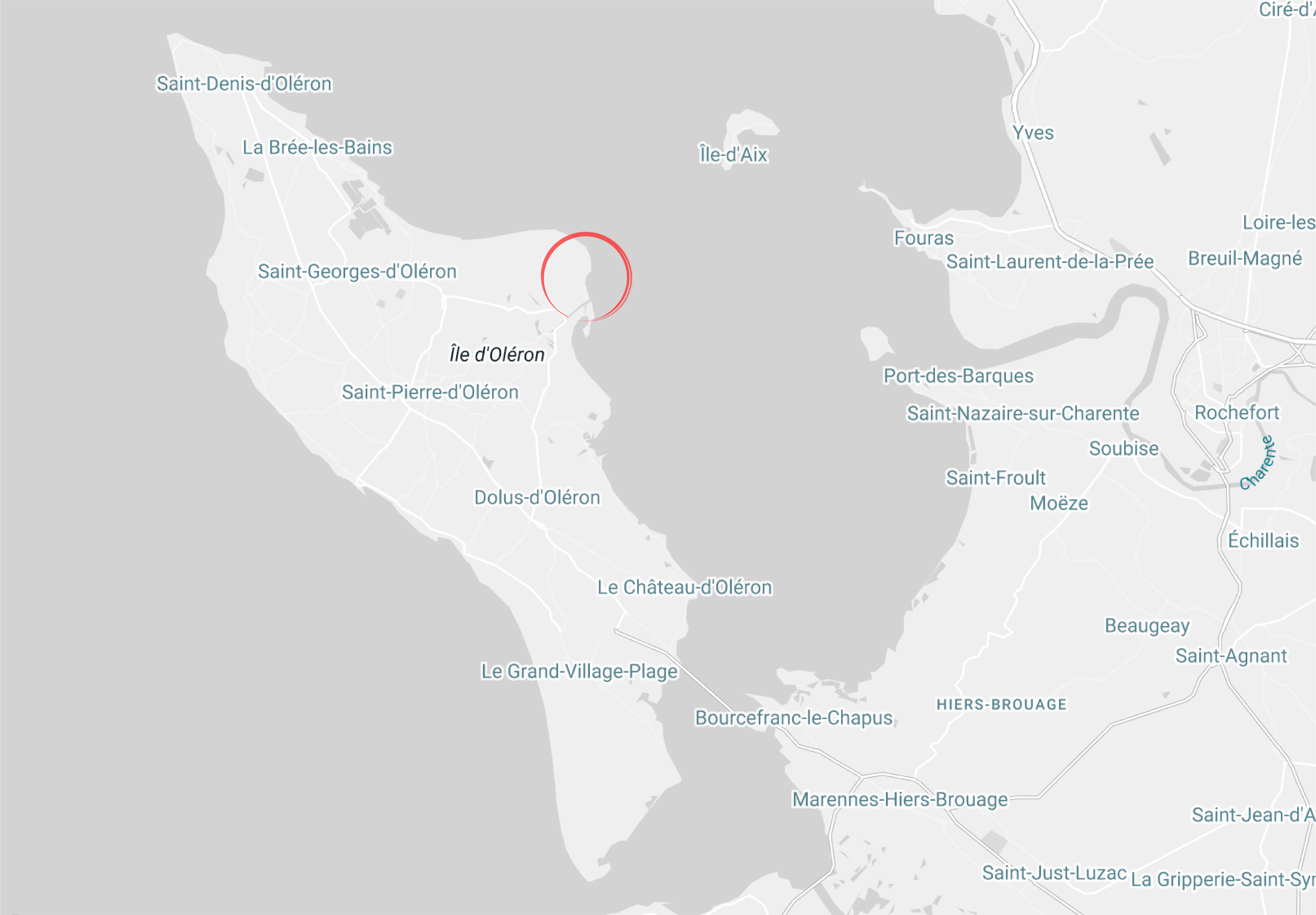 Carte indiquant l'emplacement du restaurant